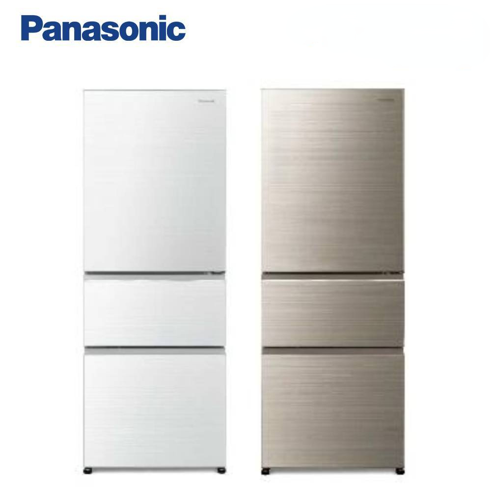 Panasonic 國際 NR-C454HG 450L 三門玻璃冰箱 翡翠金 翡翠白